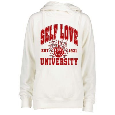 Self Love University Est 1931 Womens Funnel Neck Pullover Hood