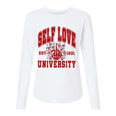 Self Love University Est 1931 Womens Cotton Relaxed Long Sleeve T-Shirt