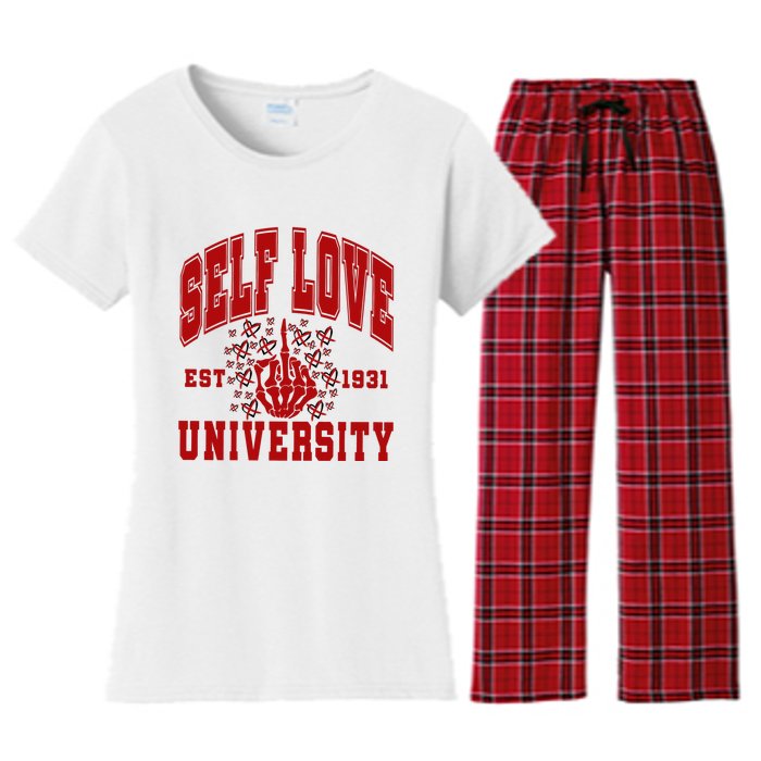 Self Love University Est 1931 Women's Flannel Pajama Set