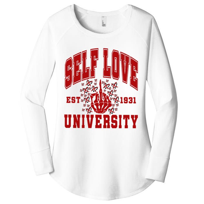 Self Love University Est 1931 Women's Perfect Tri Tunic Long Sleeve Shirt