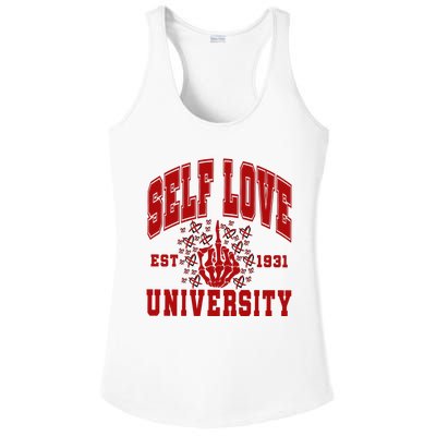 Self Love University Est 1931 Ladies PosiCharge Competitor Racerback Tank