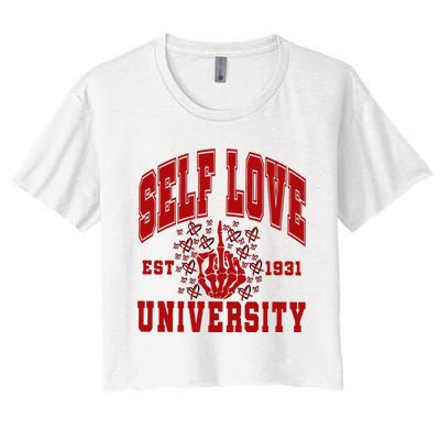 Self Love University Est 1931 Women's Crop Top Tee