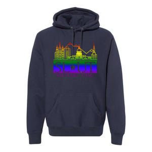 Salt Lake Utah SlUt Lgbtq Funny Premium Hoodie