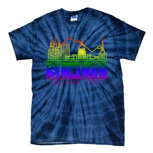 Salt Lake Utah SlUt Lgbtq Funny Tie-Dye T-Shirt