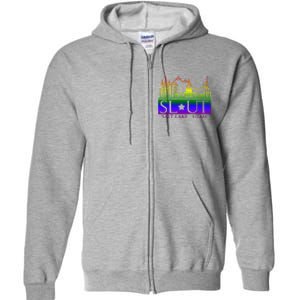 Salt Lake Utah SlUt Lgbtq Funny Full Zip Hoodie