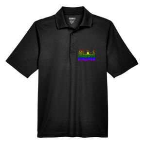 Salt Lake Utah SlUt Lgbtq Funny Men's Origin Performance Pique Polo