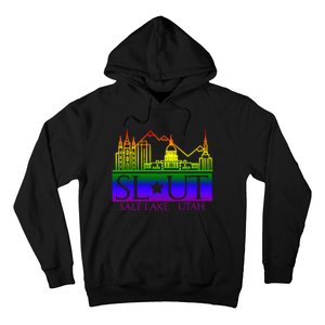 Salt Lake Utah SlUt Lgbtq Funny Hoodie