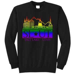 Salt Lake Utah SlUt Lgbtq Funny Sweatshirt