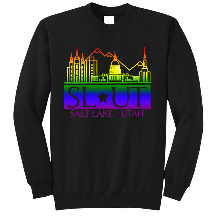 Salt Lake Utah SlUt Lgbtq Funny Sweatshirt