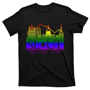 Salt Lake Utah SlUt Lgbtq Funny T-Shirt