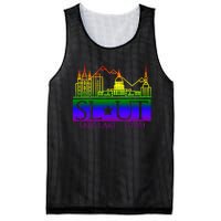 Salt Lake Utah SlUt Lgbtq Funny Mesh Reversible Basketball Jersey Tank