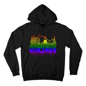 Salt Lake Utah SlUt Lgbtq Funny Tall Hoodie