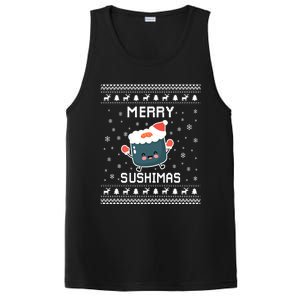 Sushi Lover Ugly Christmas Sweater For Holidays Gift PosiCharge Competitor Tank