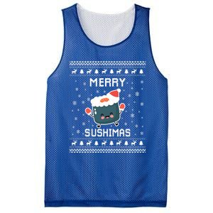 Sushi Lover Ugly Christmas Sweater For Holidays Gift Mesh Reversible Basketball Jersey Tank