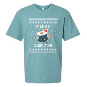 Sushi Lover Ugly Christmas Sweater For Holidays Gift Sueded Cloud Jersey T-Shirt