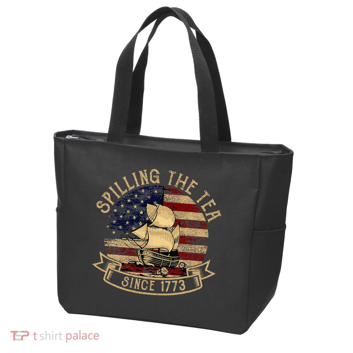 St. Lawrence University Saints SLU Word Mark Zip Tote Bag