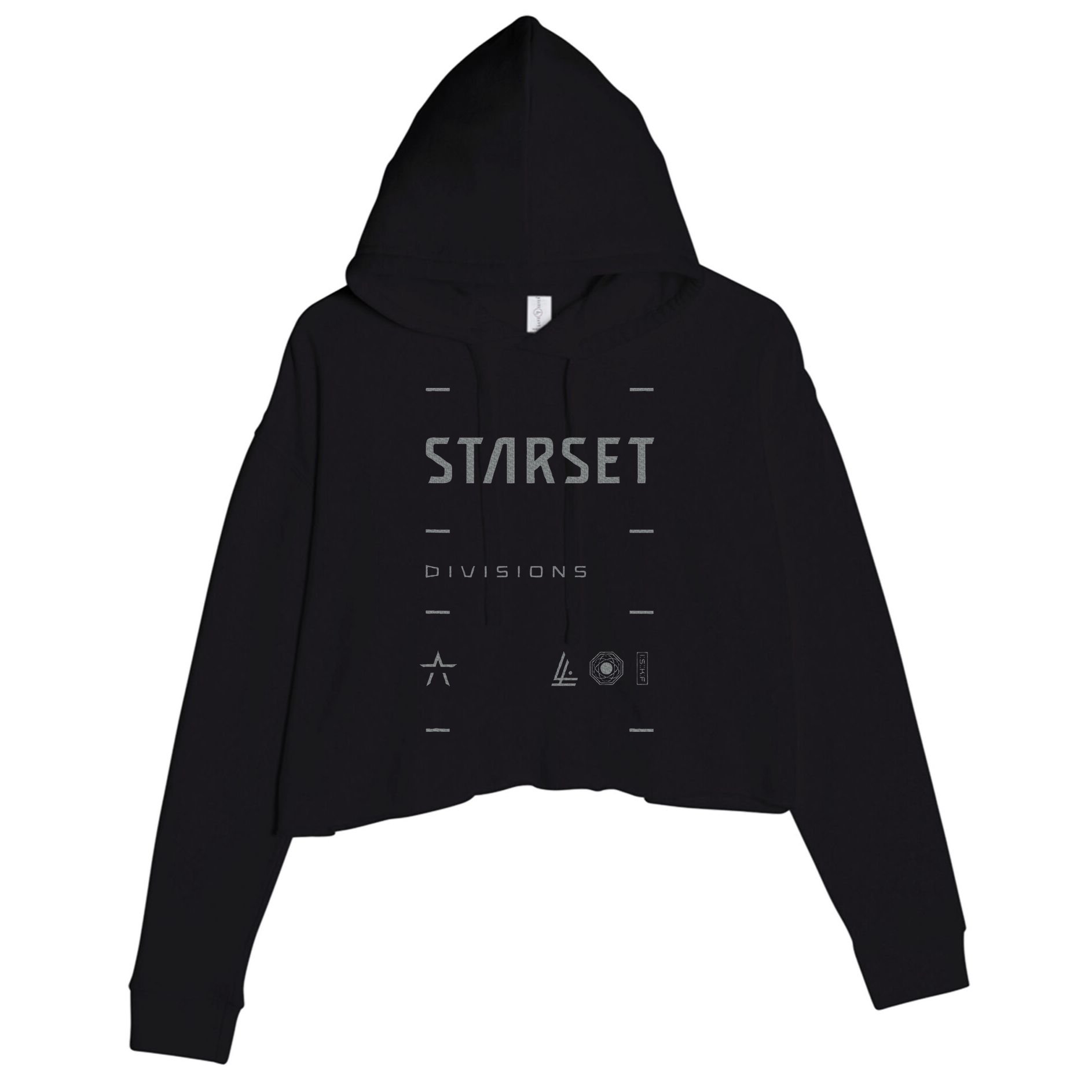 Starset Lock Up Crop Fleece Hoodie