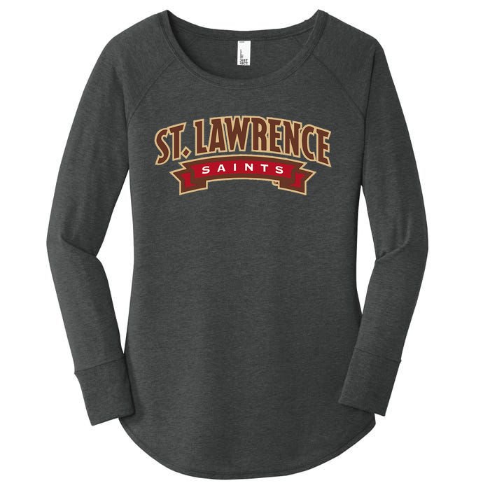 St. Lawrence University Saints Banner Mark Women's Perfect Tri Tunic Long Sleeve Shirt