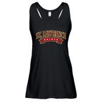 St. Lawrence University Saints Banner Mark Ladies Essential Flowy Tank