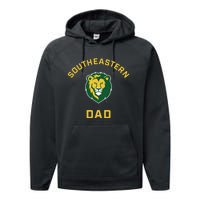 Southeastern Louisiana University Lions Arched Dad Performance Fleece Hoodie