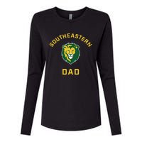 Southeastern Louisiana University Lions Arched Dad Womens Cotton Relaxed Long Sleeve T-Shirt