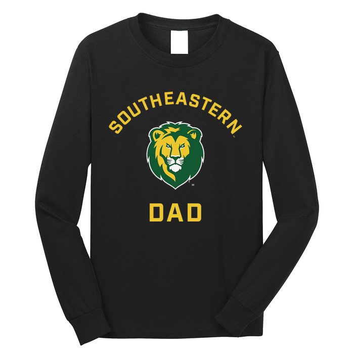 Southeastern Louisiana University Lions Arched Dad Long Sleeve Shirt