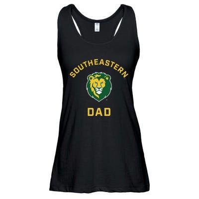 Southeastern Louisiana University Lions Arched Dad Ladies Essential Flowy Tank