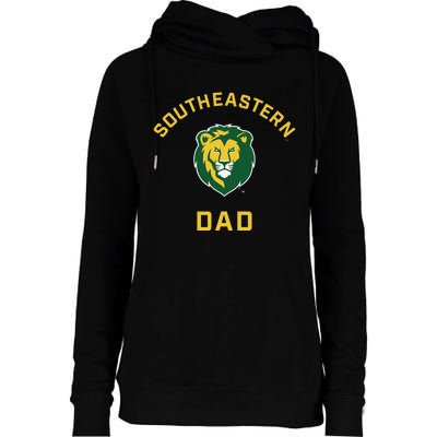 Southeastern Louisiana University Lions Arched Dad Womens Funnel Neck Pullover Hood