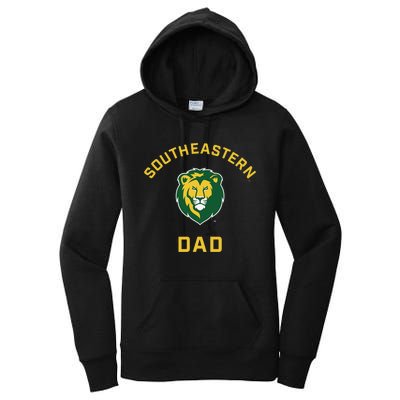 Southeastern Louisiana University Lions Arched Dad Women's Pullover Hoodie