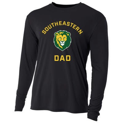 Southeastern Louisiana University Lions Arched Dad Cooling Performance Long Sleeve Crew