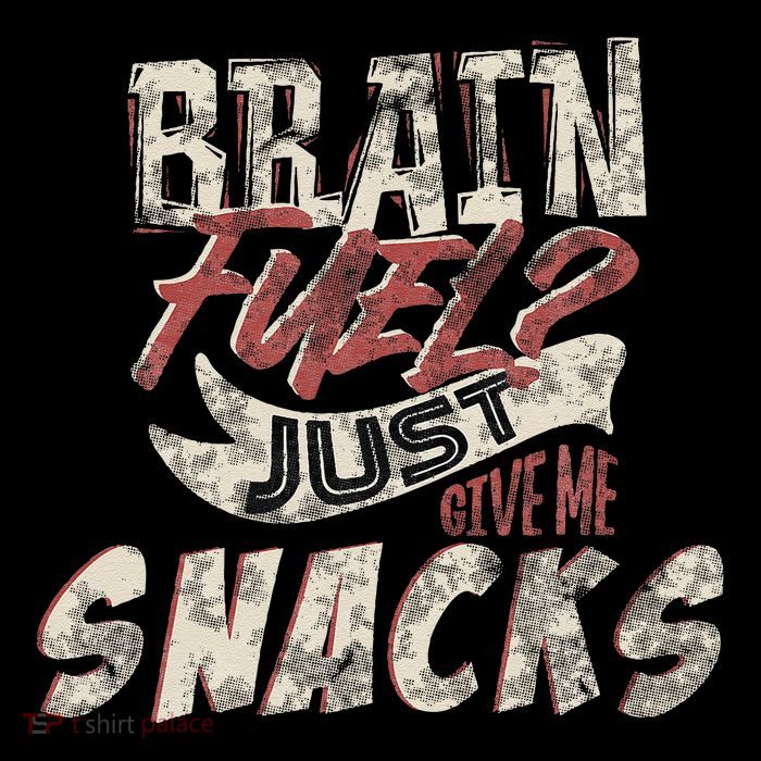 Snack LoverS Ultimate Brain Fuel Humor Women's V-Neck T-Shirt