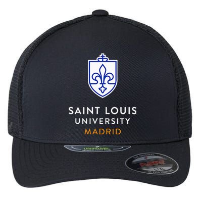 Saint Louis University Slu Madrid Flexfit Unipanel Trucker Cap