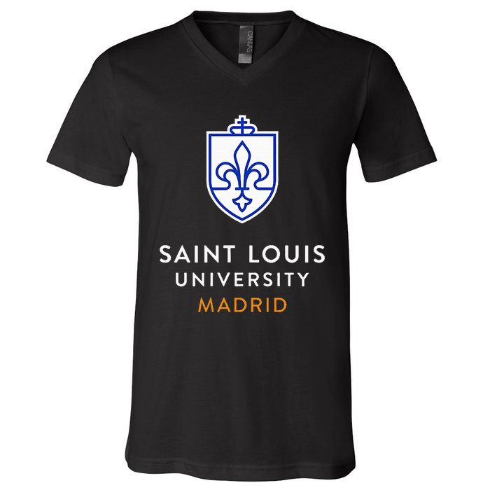 Saint Louis University Slu Madrid V-Neck T-Shirt