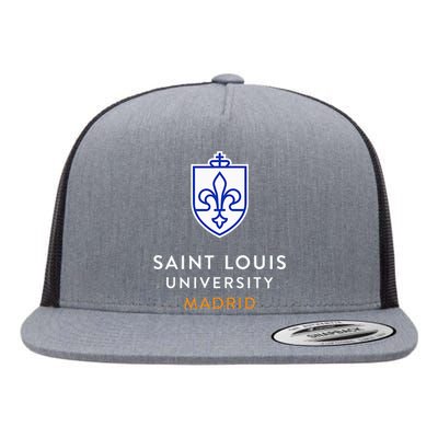 Saint Louis University Slu Madrid Flat Bill Trucker Hat