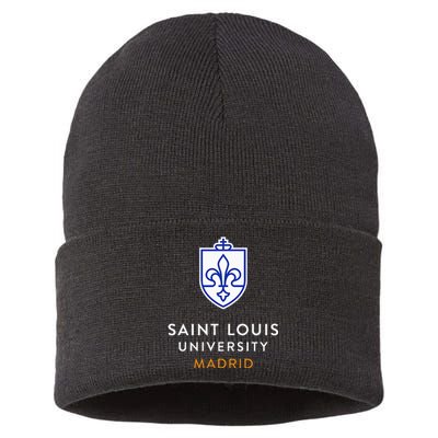 Saint Louis University Slu Madrid Sustainable Knit Beanie