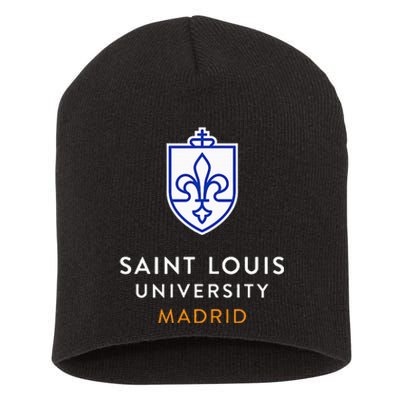 Saint Louis University Slu Madrid Short Acrylic Beanie