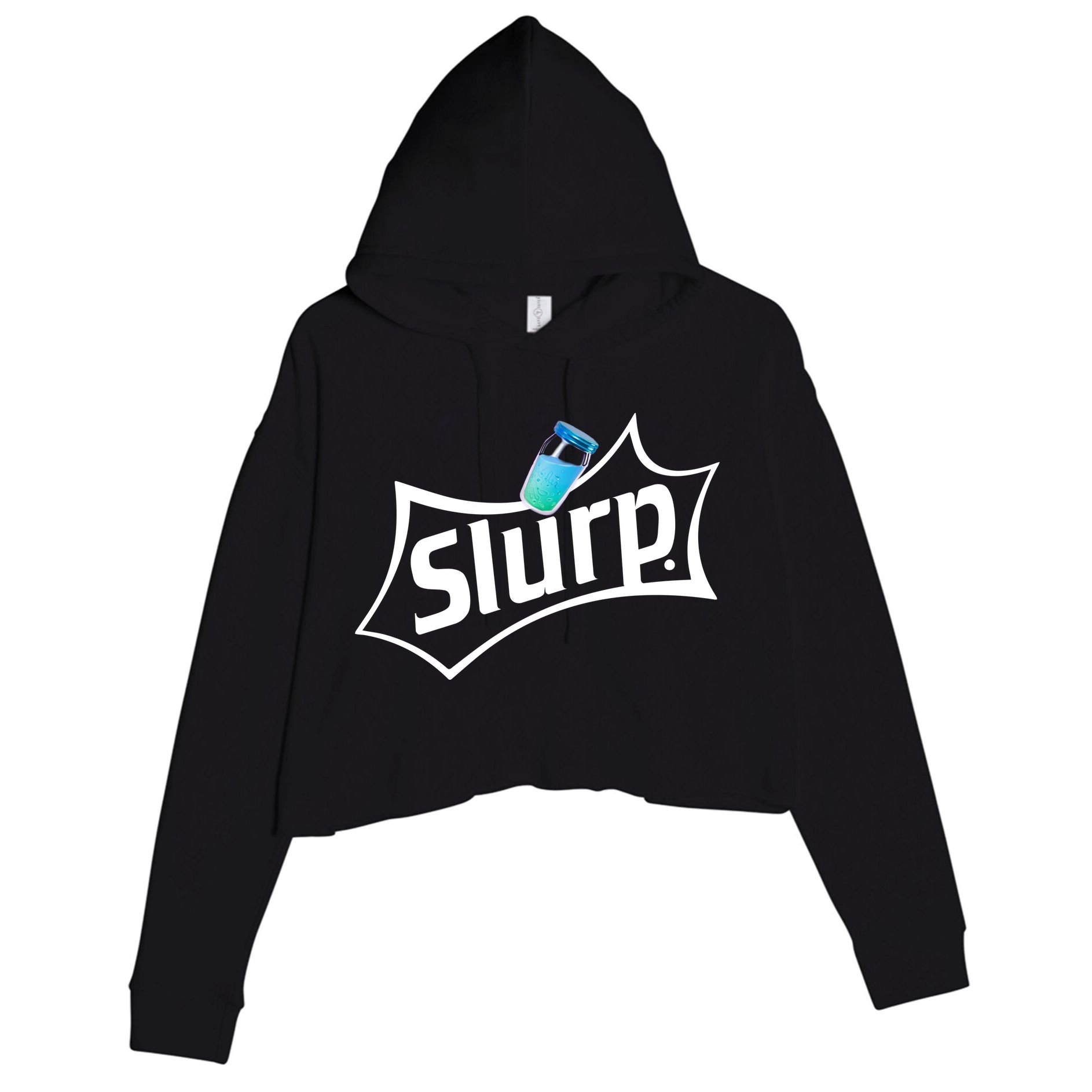 Slurp Juice Battle Royale Crop Fleece Hoodie
