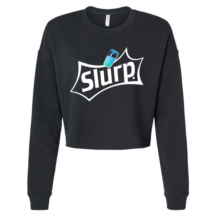 Slurp Juice Battle Royale Cropped Pullover Crew