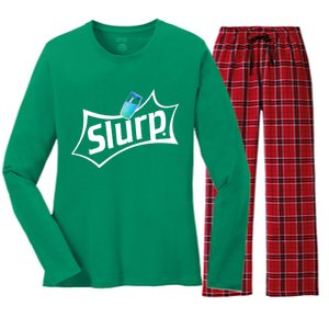 Slurp Juice Battle Royale Women's Long Sleeve Flannel Pajama Set 