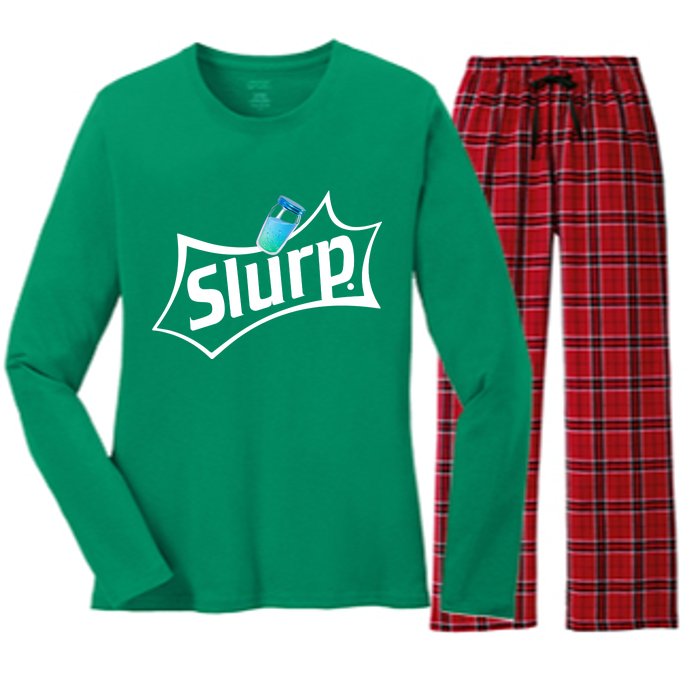 Slurp Juice Battle Royale Women's Long Sleeve Flannel Pajama Set 