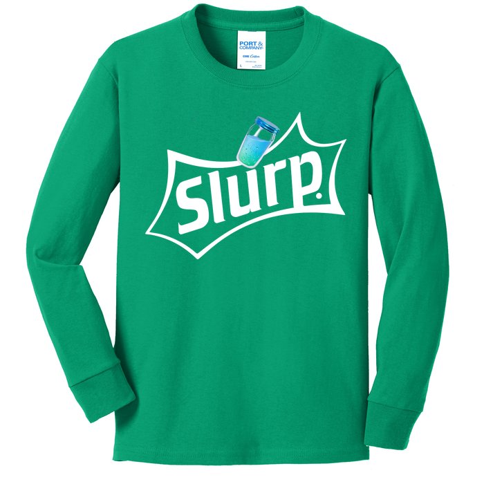 Slurp Juice Battle Royale Kids Long Sleeve Shirt