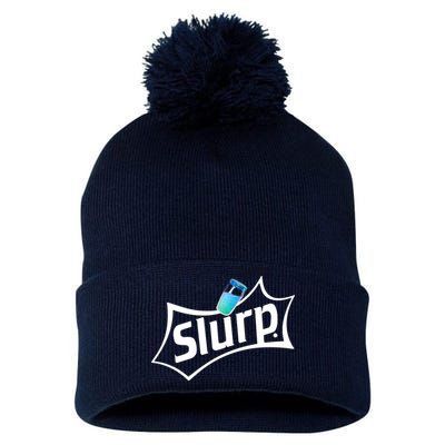 Slurp Juice Battle Royale Pom Pom 12in Knit Beanie