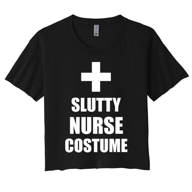 Slutty Nurse Costume Crop Top