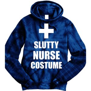 Slutty Nurse Costume Tie Dye Hoodie