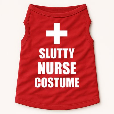 Slutty Nurse Costume Doggie Tank