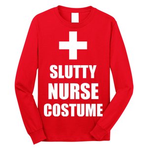 Slutty Nurse Costume Long Sleeve Shirt