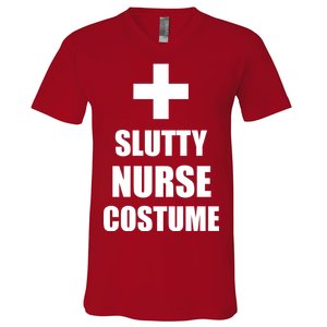 Slutty Nurse Costume V-Neck T-Shirt