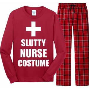 Slutty Nurse Costume Long Sleeve Pajama Set