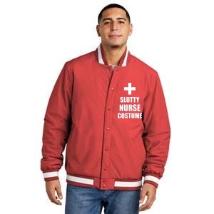 Slutty Nurse Costume Insulated Varsity Jacket