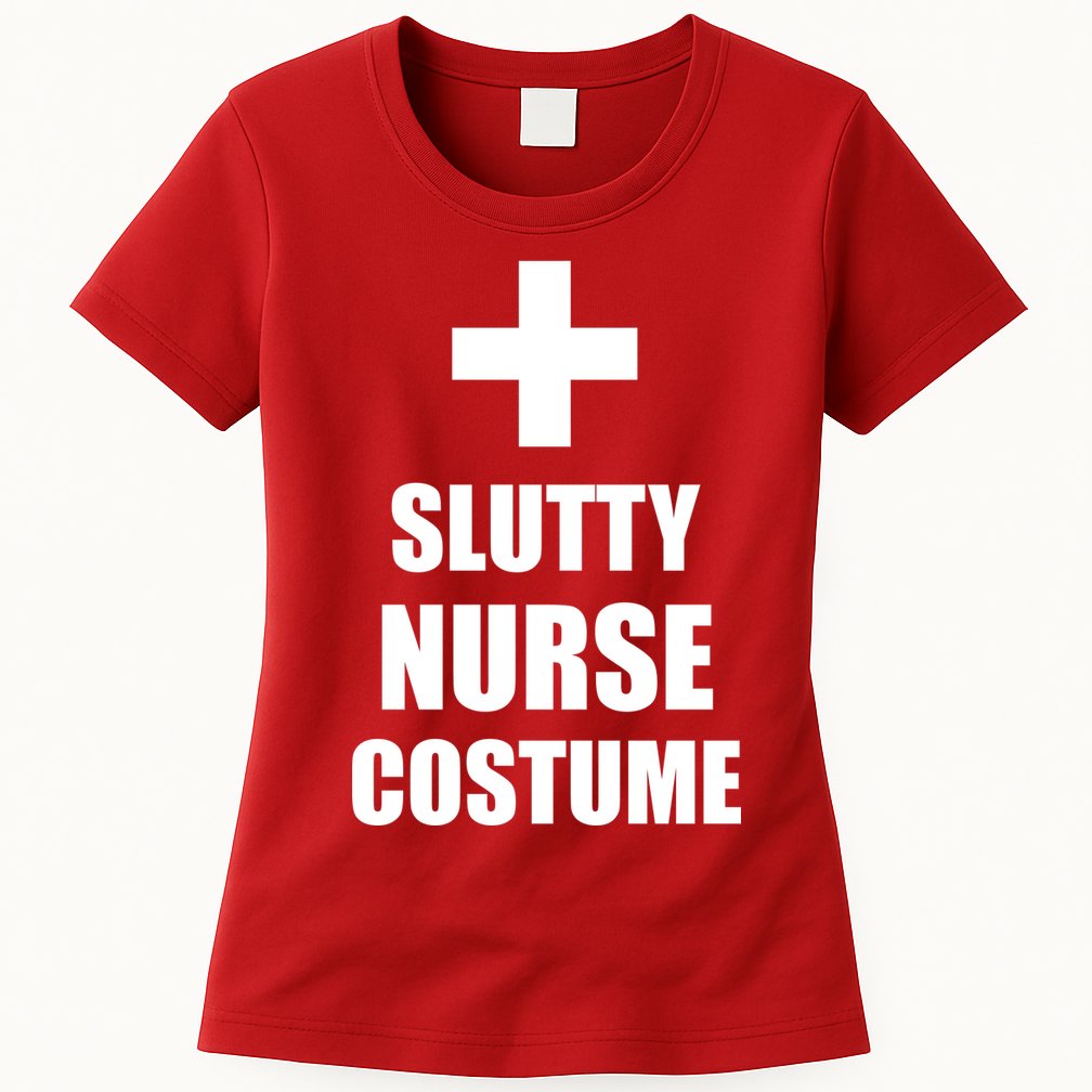 Slutty Nurse Costume Womens T-Shirt